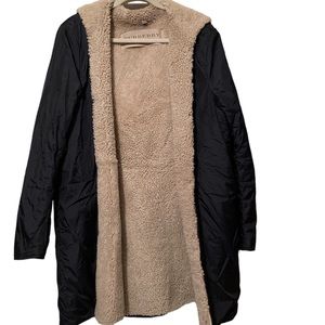 Burberry Brit Sherpa Hooded Lining